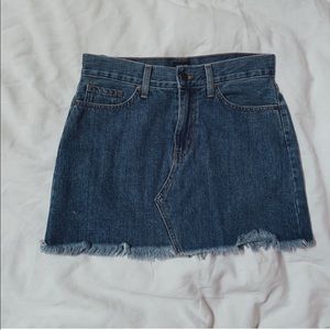 Denim Mini Skirt